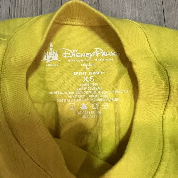 Disney WDW Dapper Day Sunshine Yellow Spirit Jersey Sweater Sz X Small XS - Picture 7 of 8